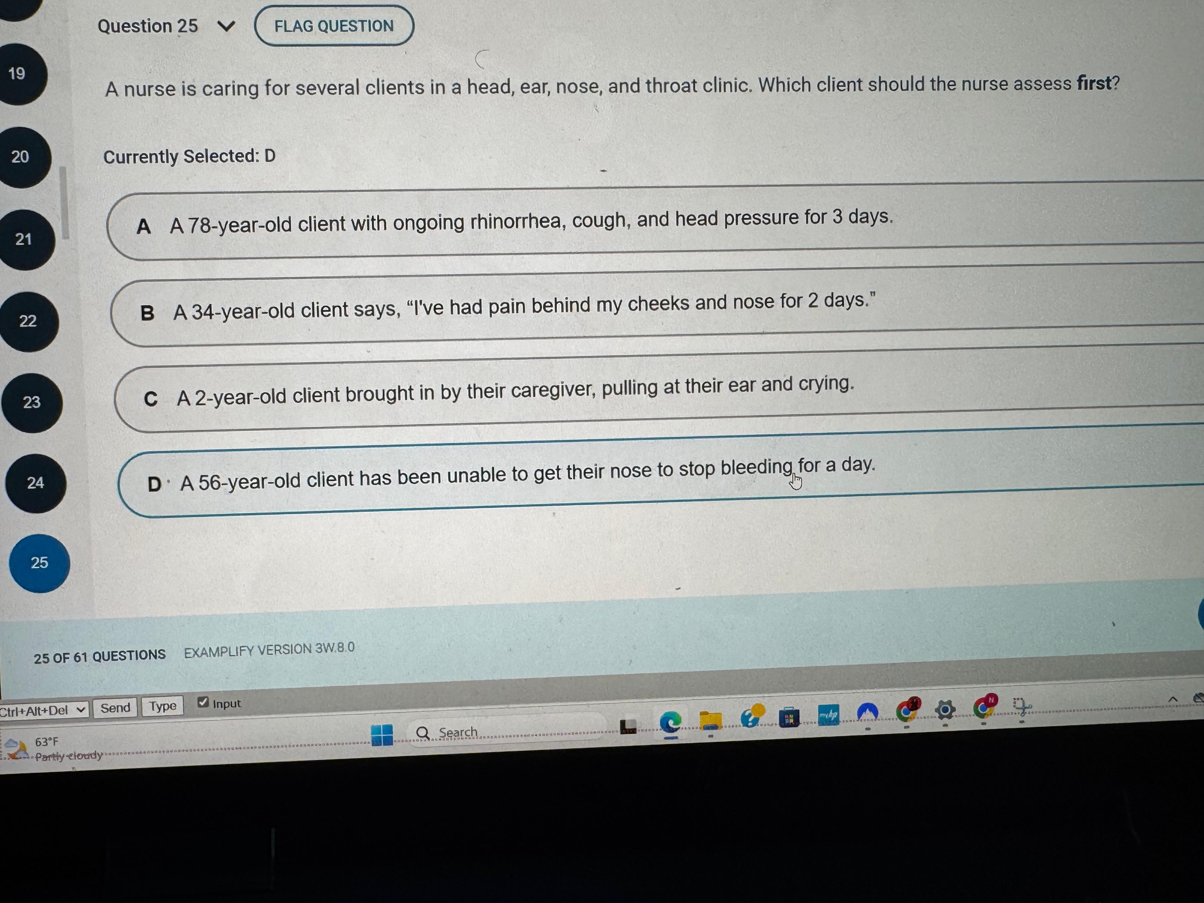 NR 302 Health Assessment 1 Exam 2 – Version 2532