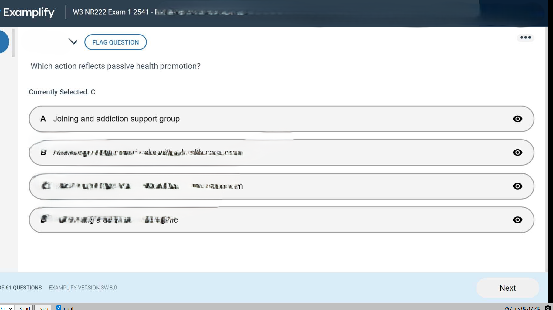 NR 222 Health and Wellness Exam 1(New)