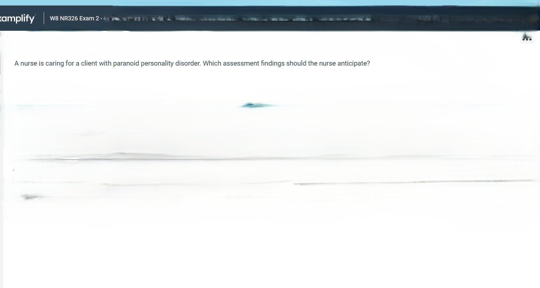 NR 326 Mental Health Exam 2 October 2025!!!