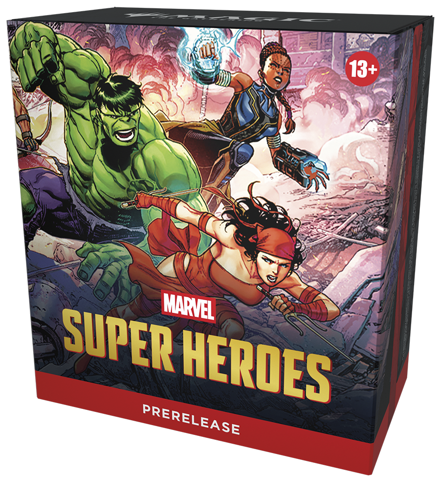Marvel Superheroes Pre-Release Kit + 1 Playbooster Pack with Tourney