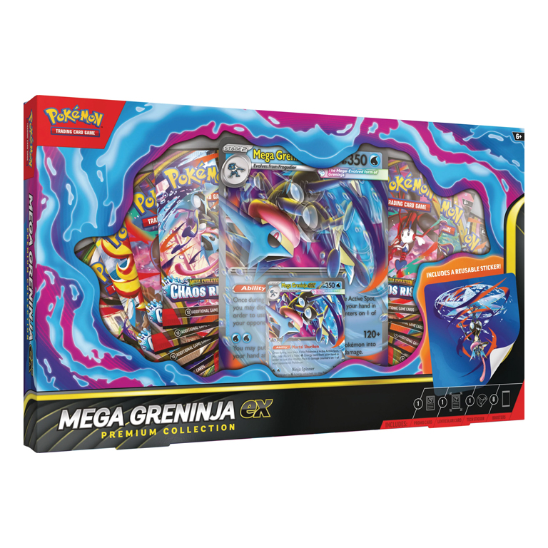 Pre-Order Pokemon TCG [ME04] Mega Greninja Ex Premium Collection