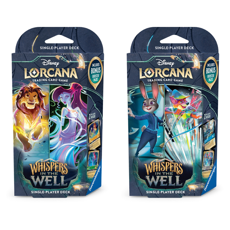Disney Lorcana Whispers in the Well Single-Player Decks