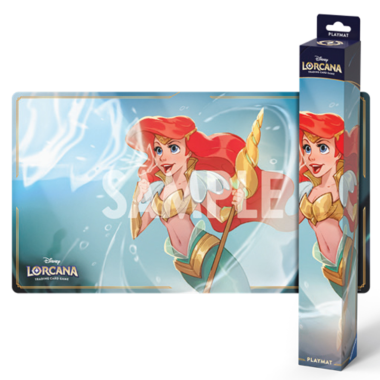 30% DP Pre-Order Disney Lorcana TCG: Winterspell Playmat Ariel – Sonic Warrior