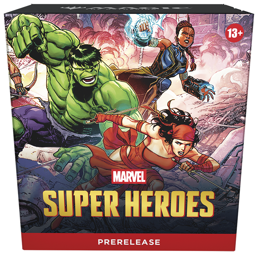 Marvel Superheroes Pre-Release Kit + 1 Playbooster Pack with Tourney