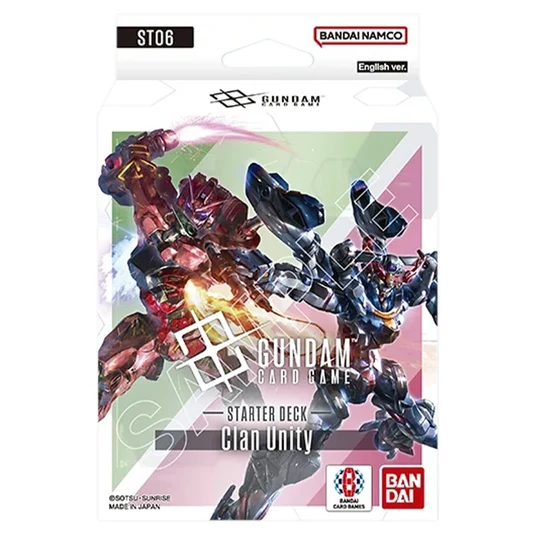 Gundam Trading Card Game Starter Deck | Clan Unity English  Version