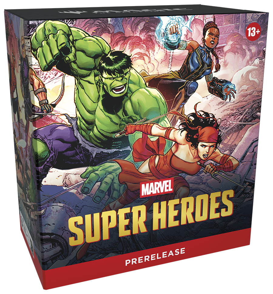 Marvel Superheroes Pre-Release Kit + 1 Playbooster Pack with Tourney