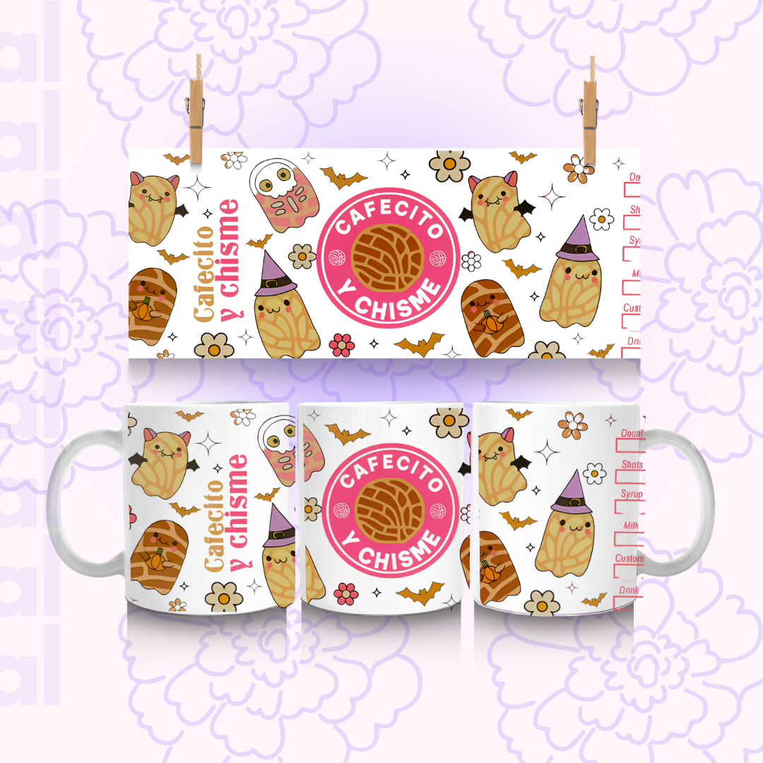 🎃 DTF UV: Cafecito y Chisme
