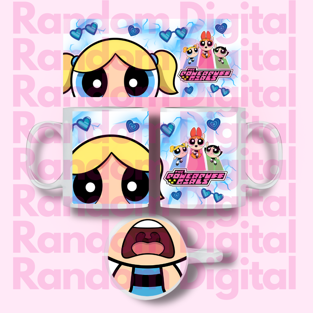 DTF UV COMPLETO Caritas: Chicas Super Poderosas  (Varios Modelos) 