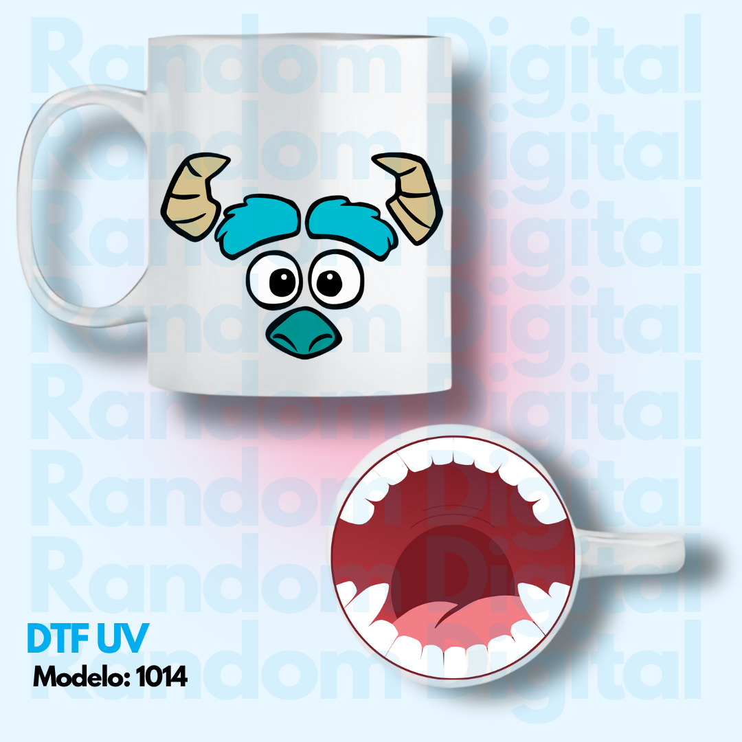 DTF UV Caritas Monsters, Inc. (Varios Modelos) 