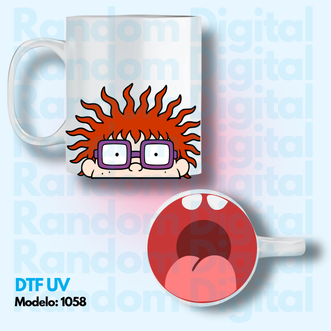DTF UV Caritas Rugrats (Varios Modelos) 
