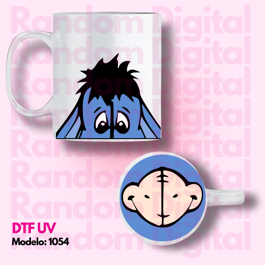 DTF UV Caritas Winnie the Pooh (Varios Modelos) 