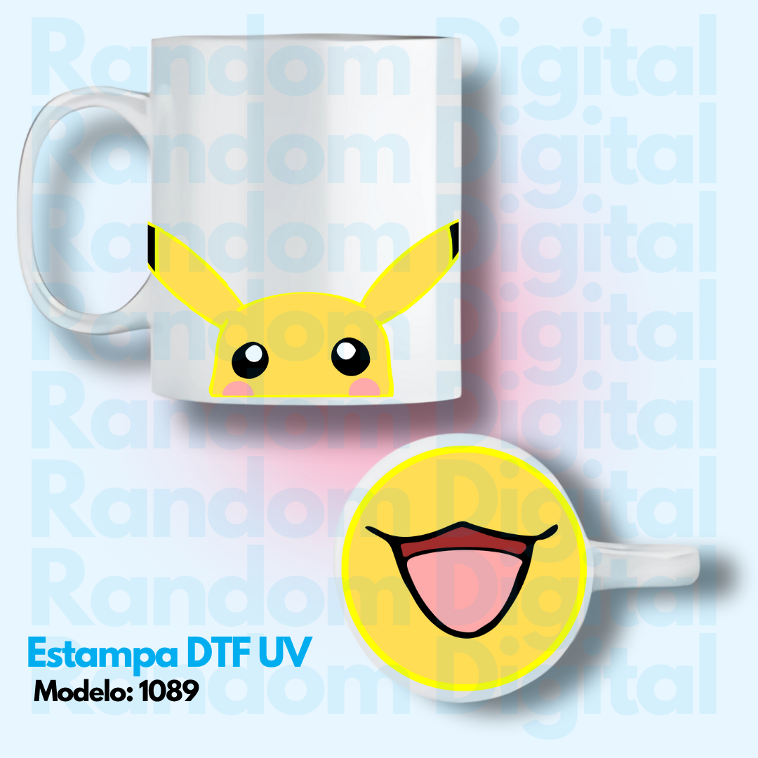 DTF UV Caritas Pikachu
