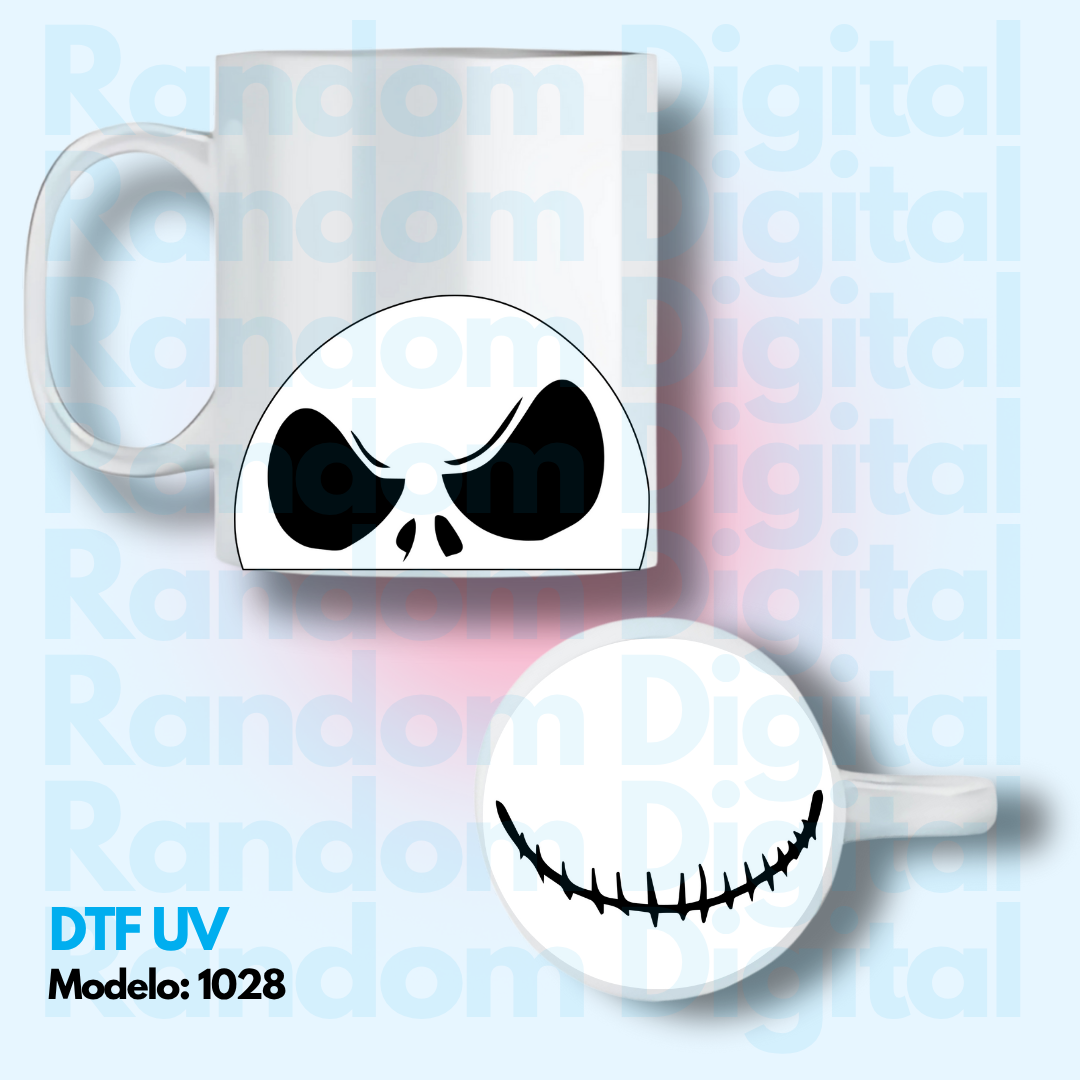 DTF UV Caritas  Mundo de Jack (Varios Modelos)