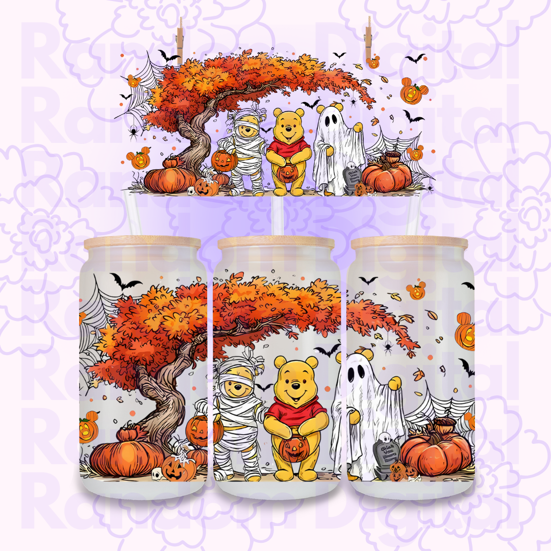 🎃 DTF UV: Winnie Pooh