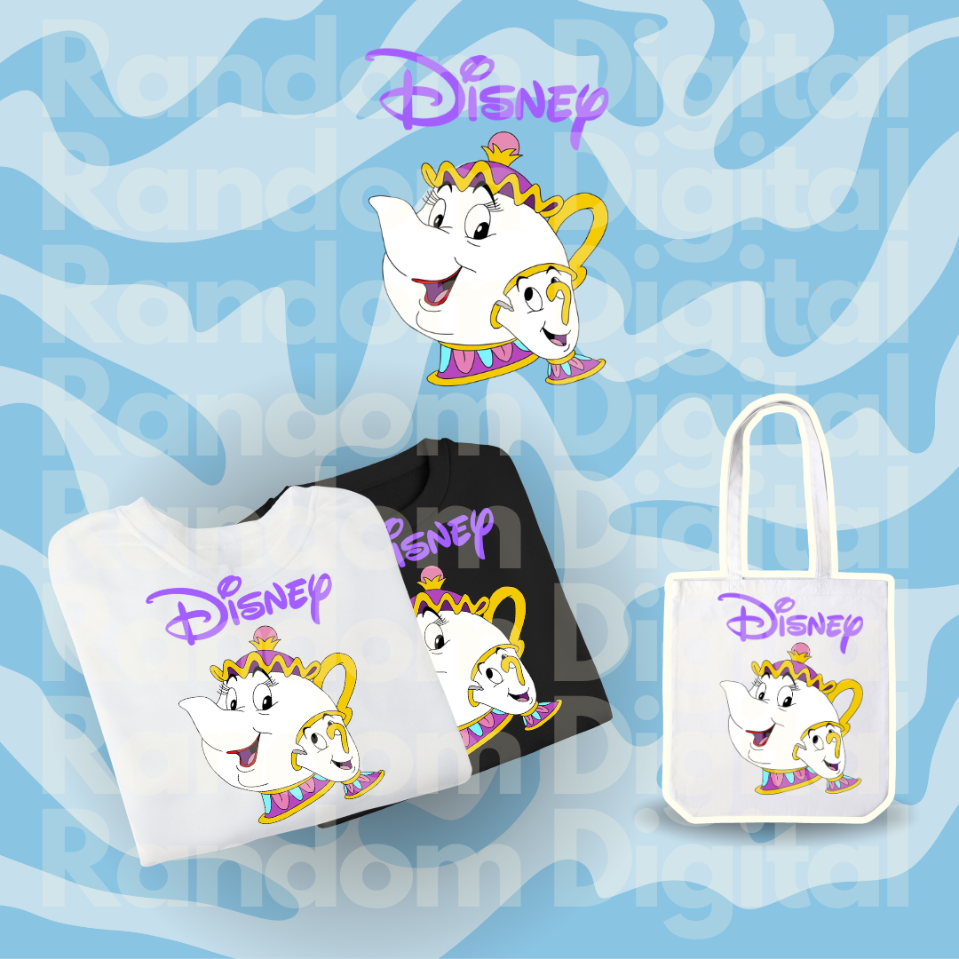 DTF Textil: Dama y el vagabundo (Varios Modelos) 