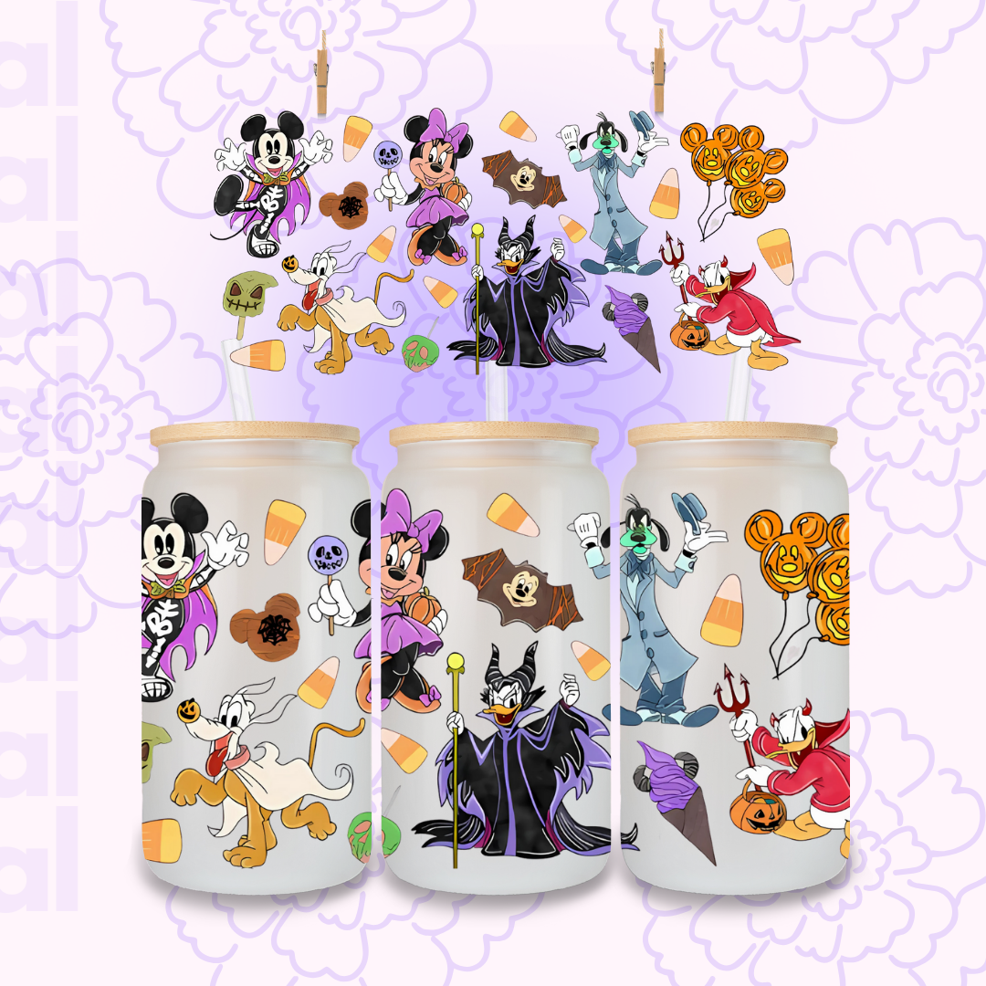 🎃 DTF UV: Mickey Mouse y Minnie