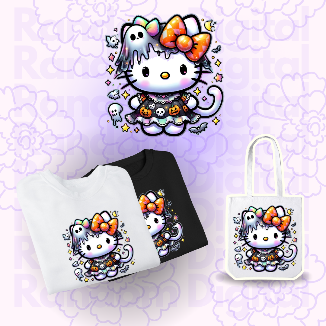 💀 DTF TEXTIL:KITTY