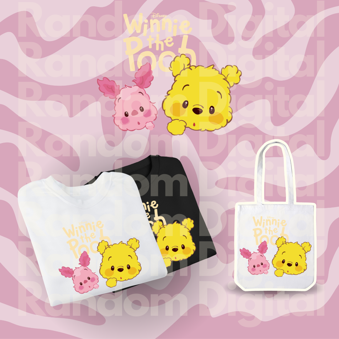 DTF Textil: Pooh  (Varios Modelos) 