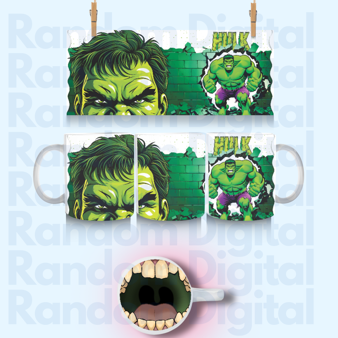 DTF UV DUO COMPLETO HULK