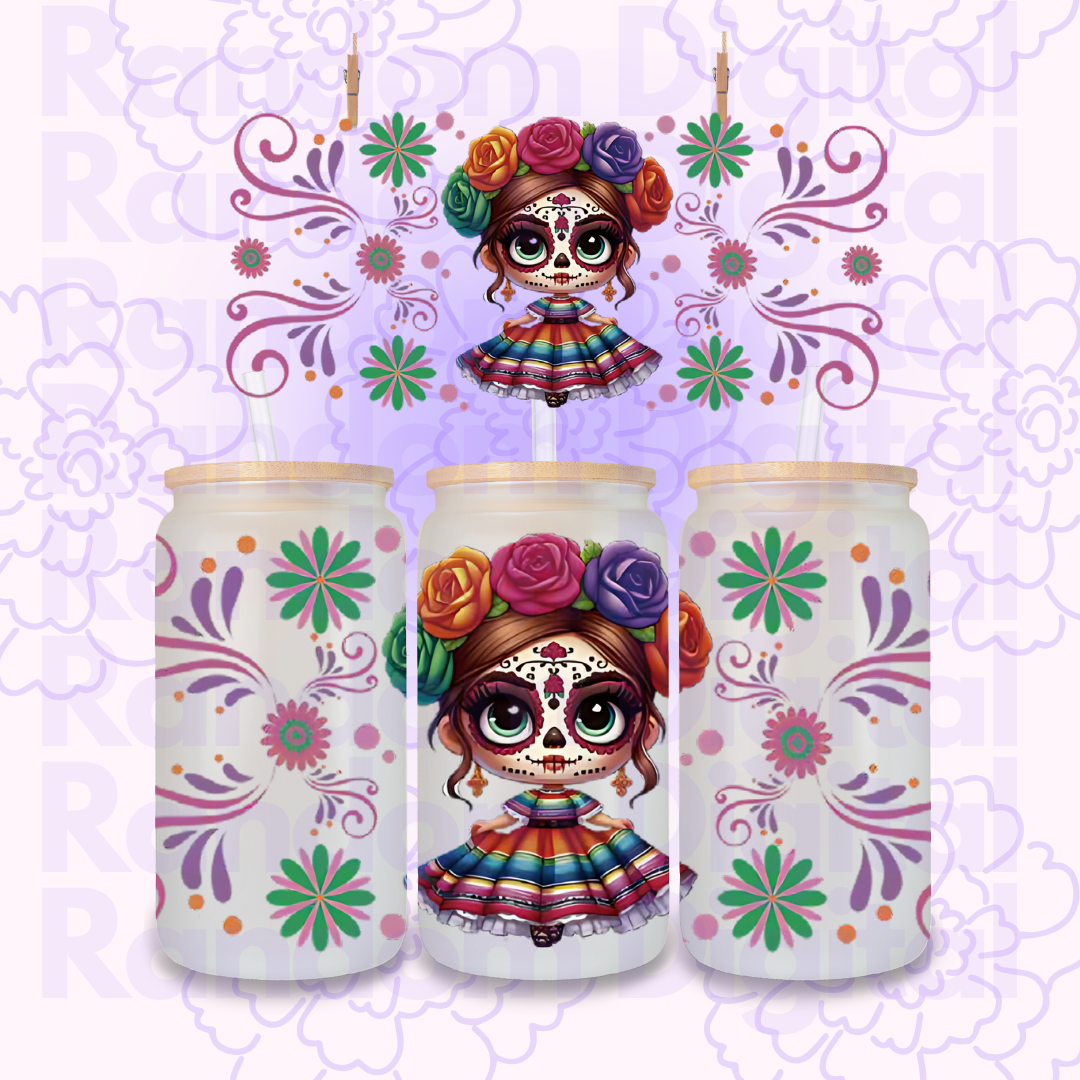 🎃 DTF UV: Catrina 1