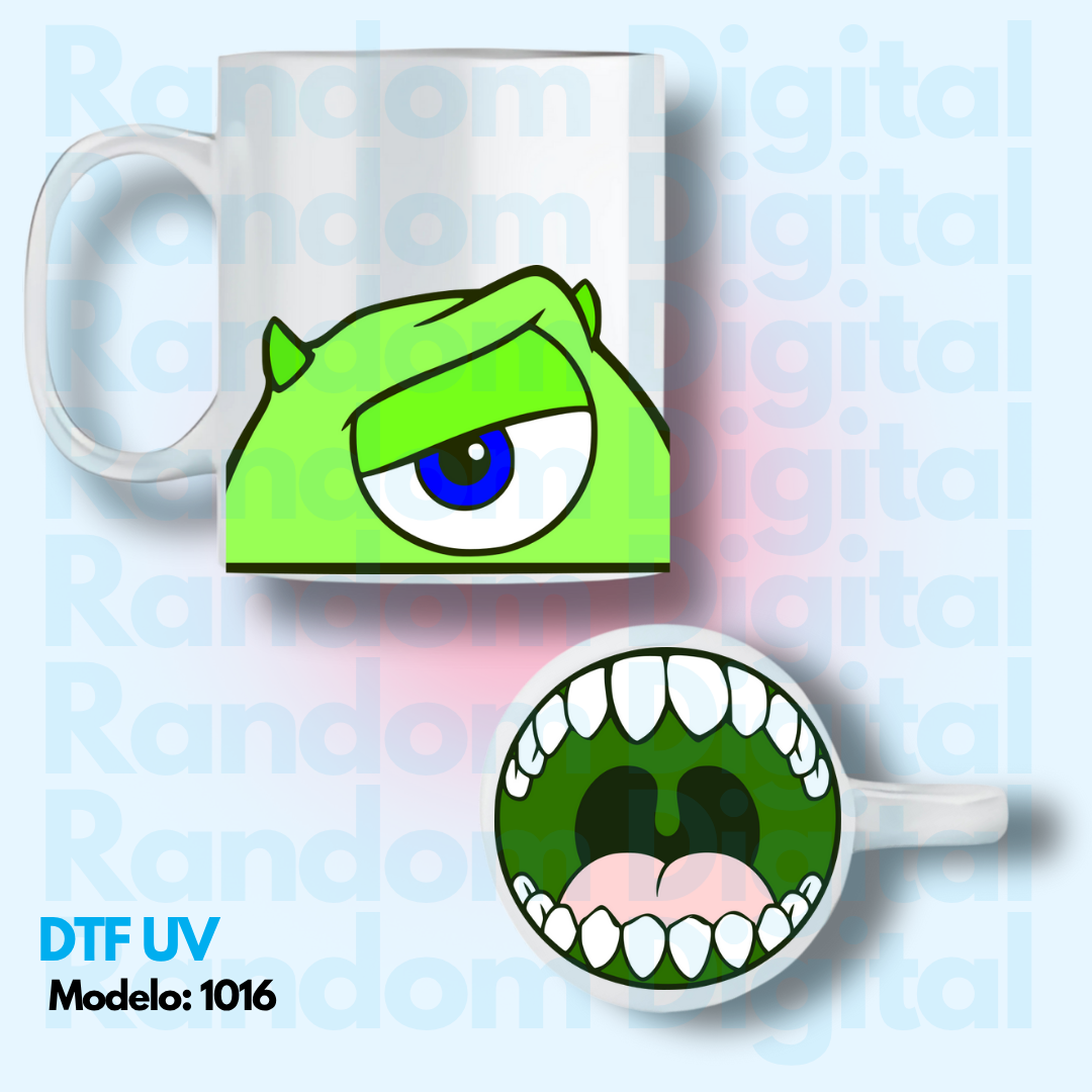 DTF UV Caritas Monsters, Inc. (Varios Modelos) 