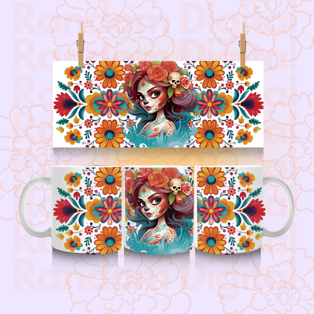 🎃 DTF UV: Catrina 2
