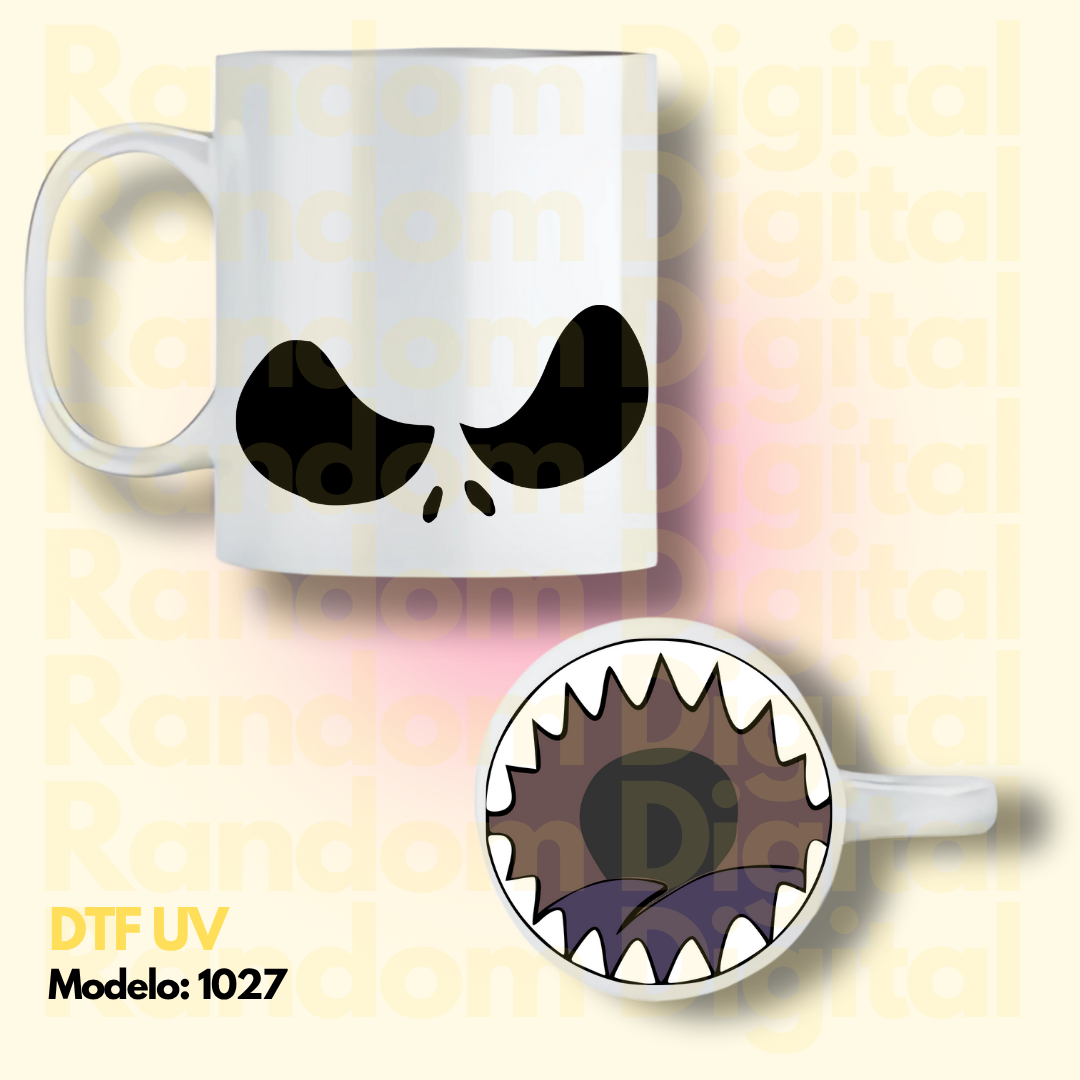 DTF UV Caritas  Mundo de Jack (Varios Modelos)