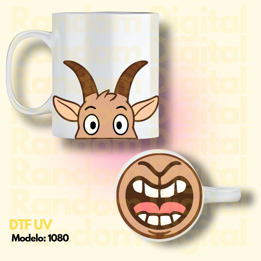 DTF UV Caritas Animales (Varios modelos) 