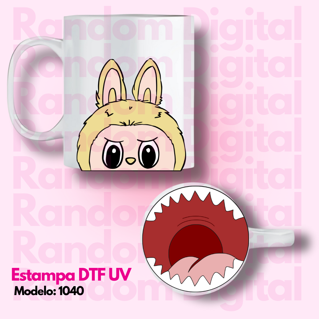 DTF UV Caritas Labubu (Varios Modelos) 