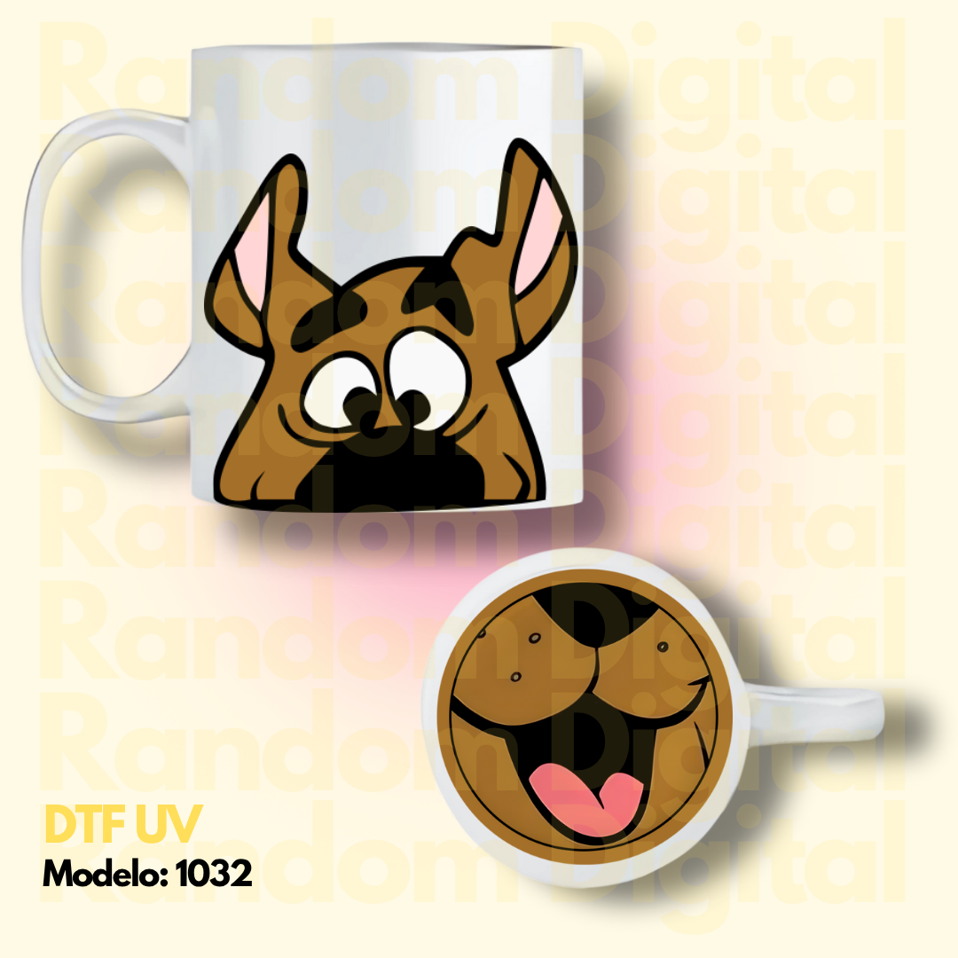 DTF UV Caritas Scooby-Doo (Varios Modelos) 