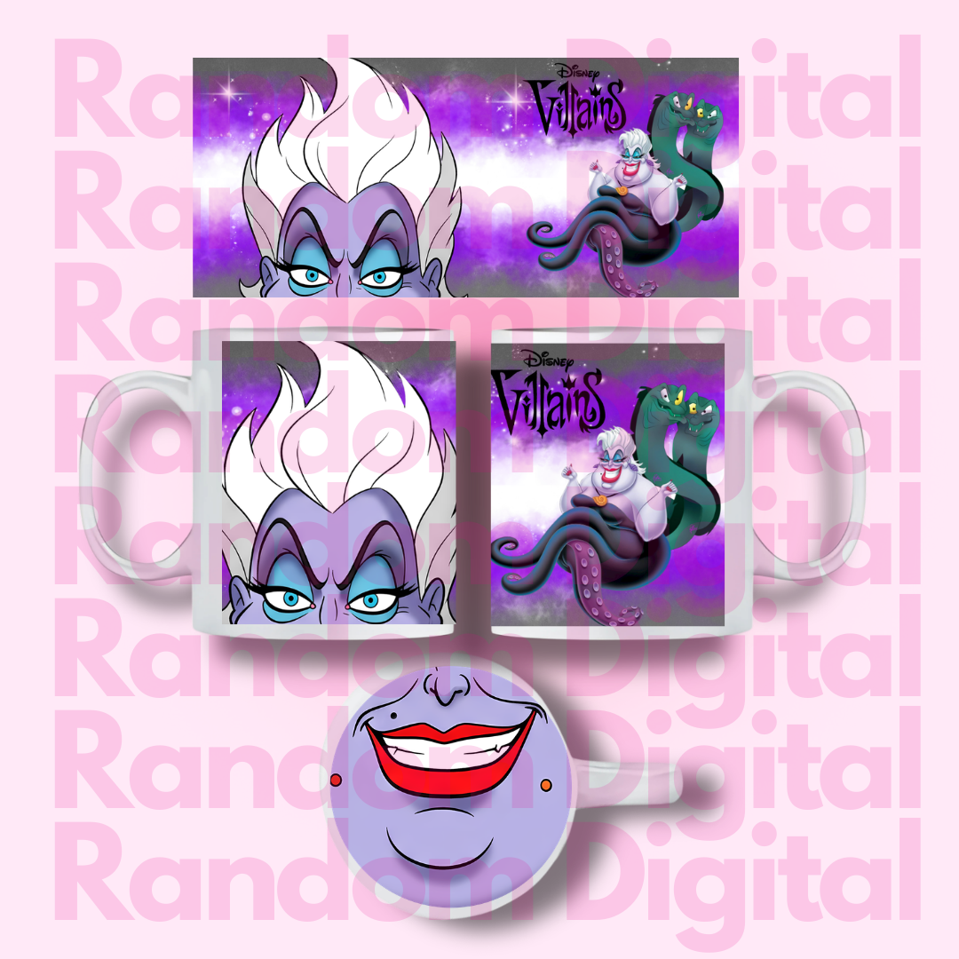 DTF UV COMPLETO Caritas: Villanas (Varios Modelos) 