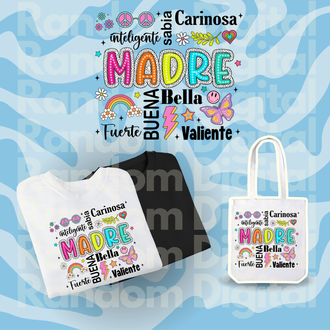 DTF Textil: Dia de la madre 4(Varios Modelos) 