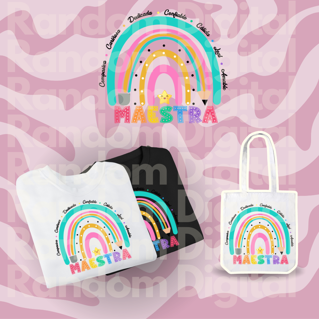 DTF Textil: Dia maesto 1(Varios Modelos) 