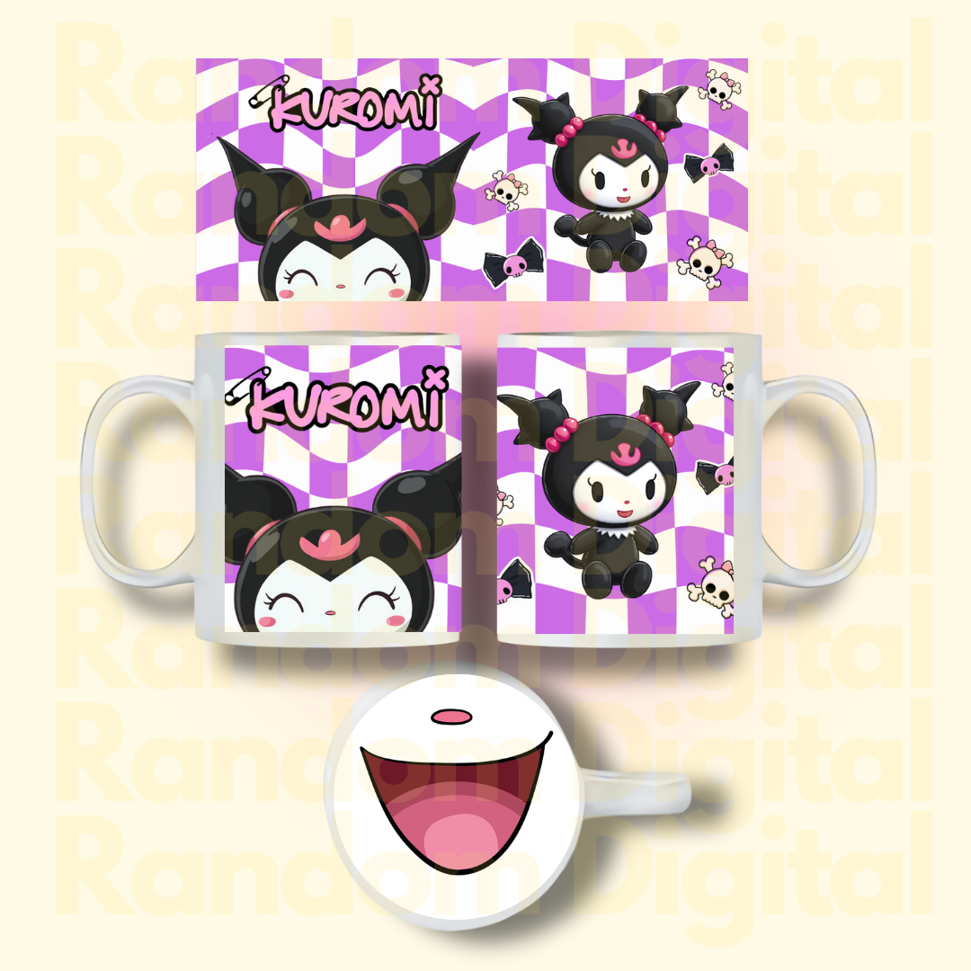 DTF UV COMPLETO Caritas:Kuromi 