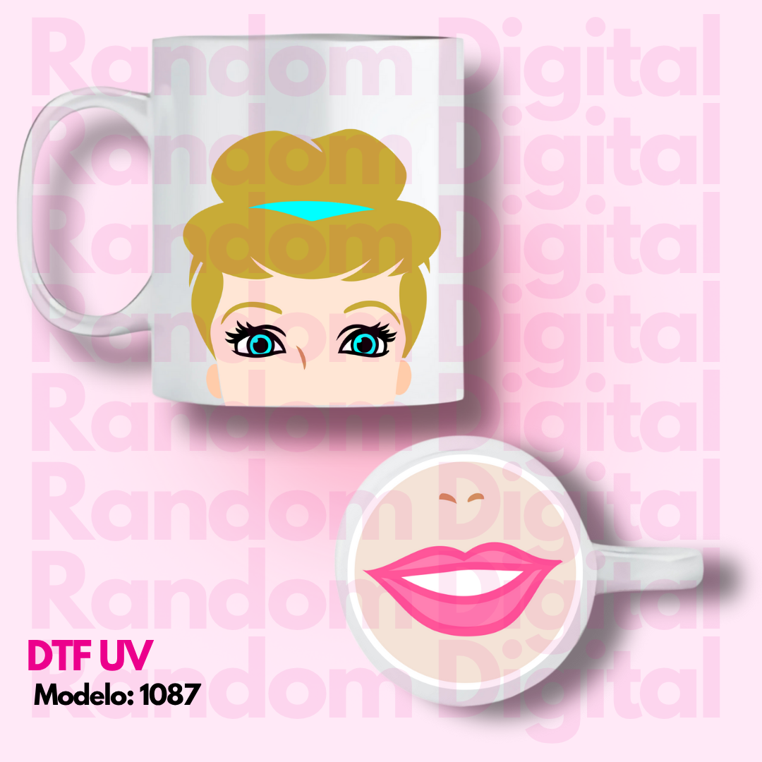 DTF UV Caritas Princesa