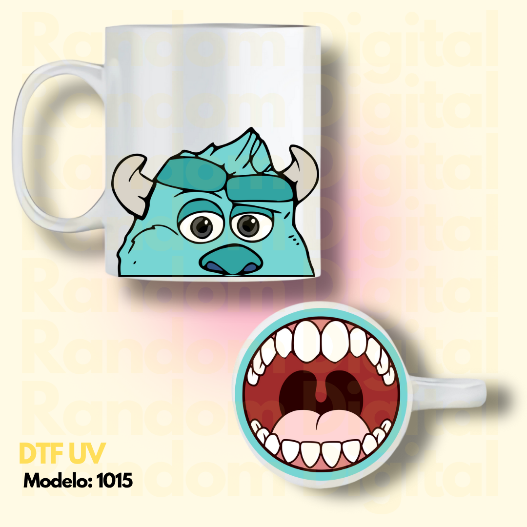 DTF UV Caritas Monsters, Inc. (Varios Modelos) 
