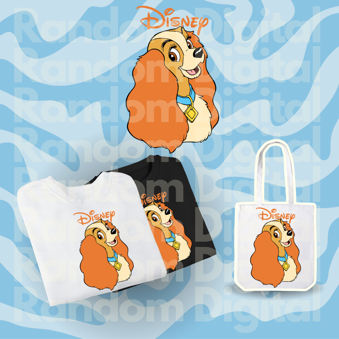 DTF Textil: Dama y el vagabundo (Varios Modelos) 