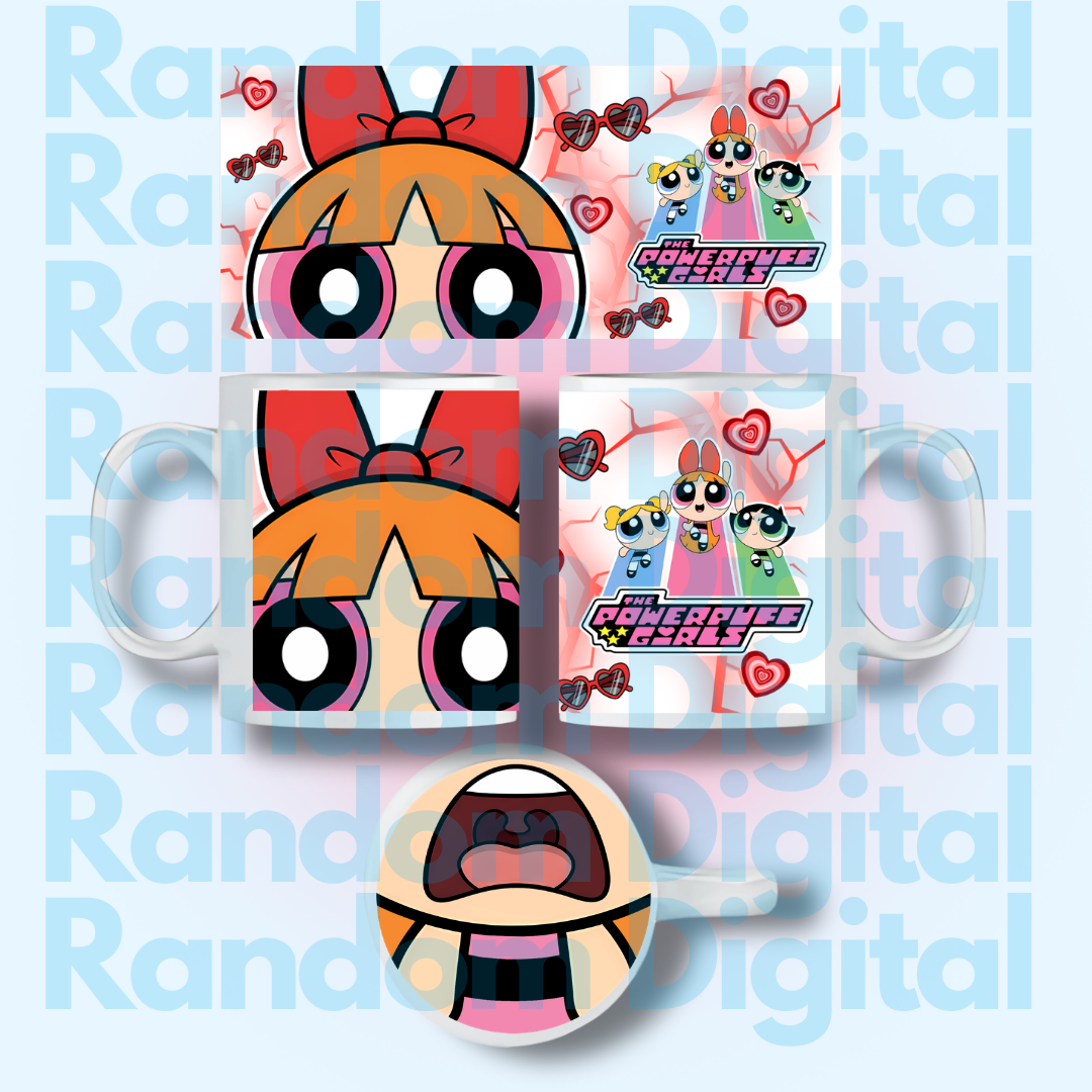 DTF UV COMPLETO Caritas: Chicas Super Poderosas  (Varios Modelos) 