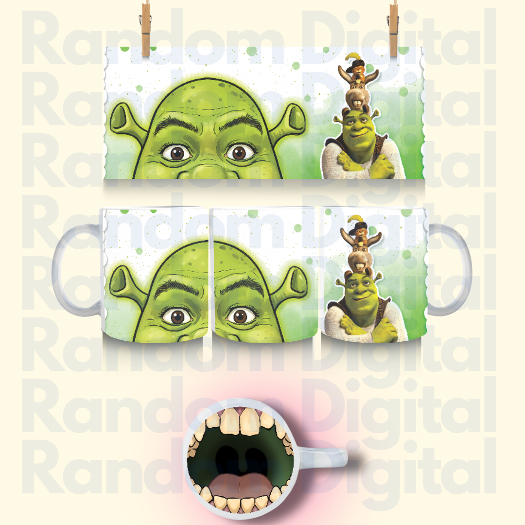 DTF UV DUO COMPLETO SHREK