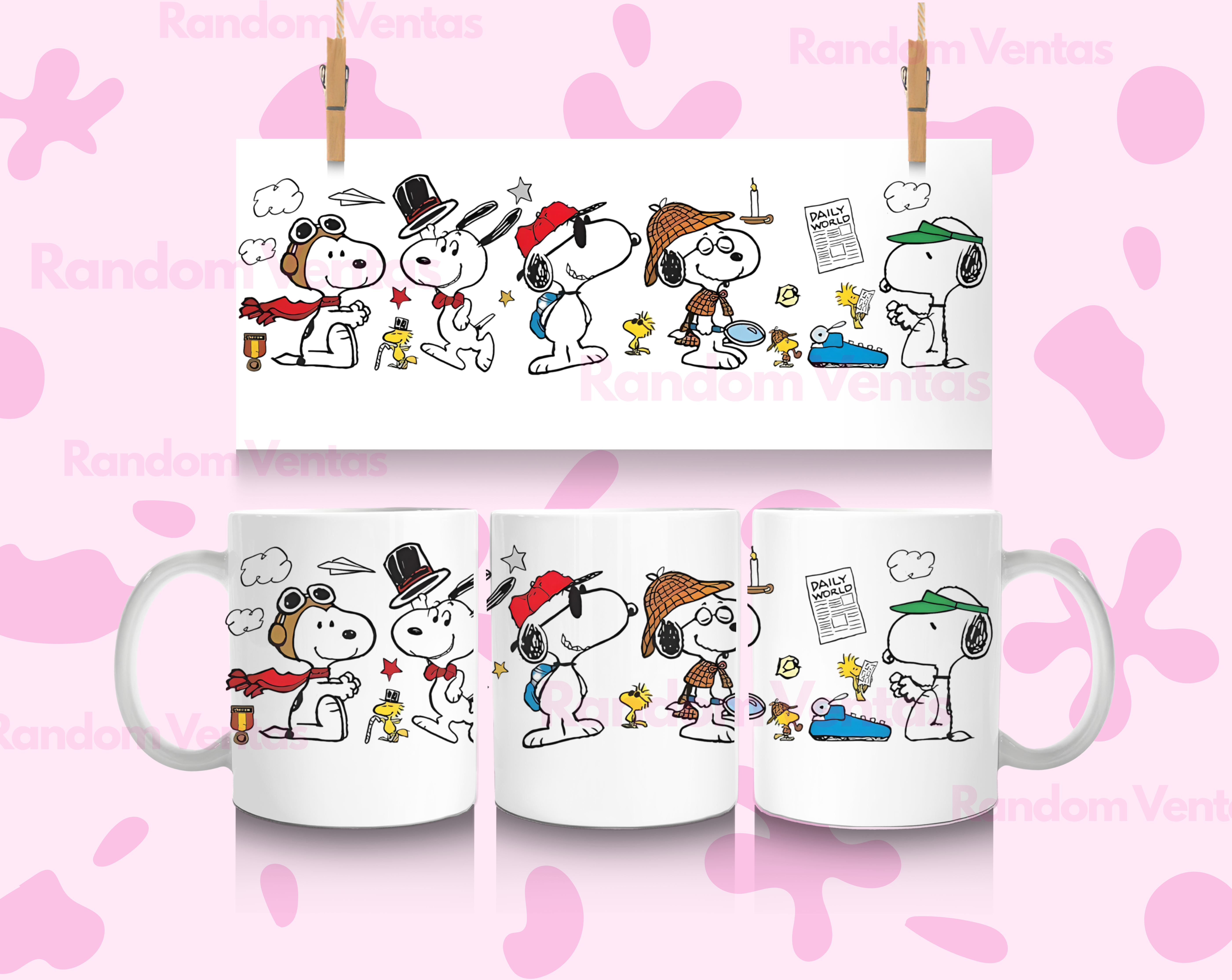 DTF UV  Snoopy 2