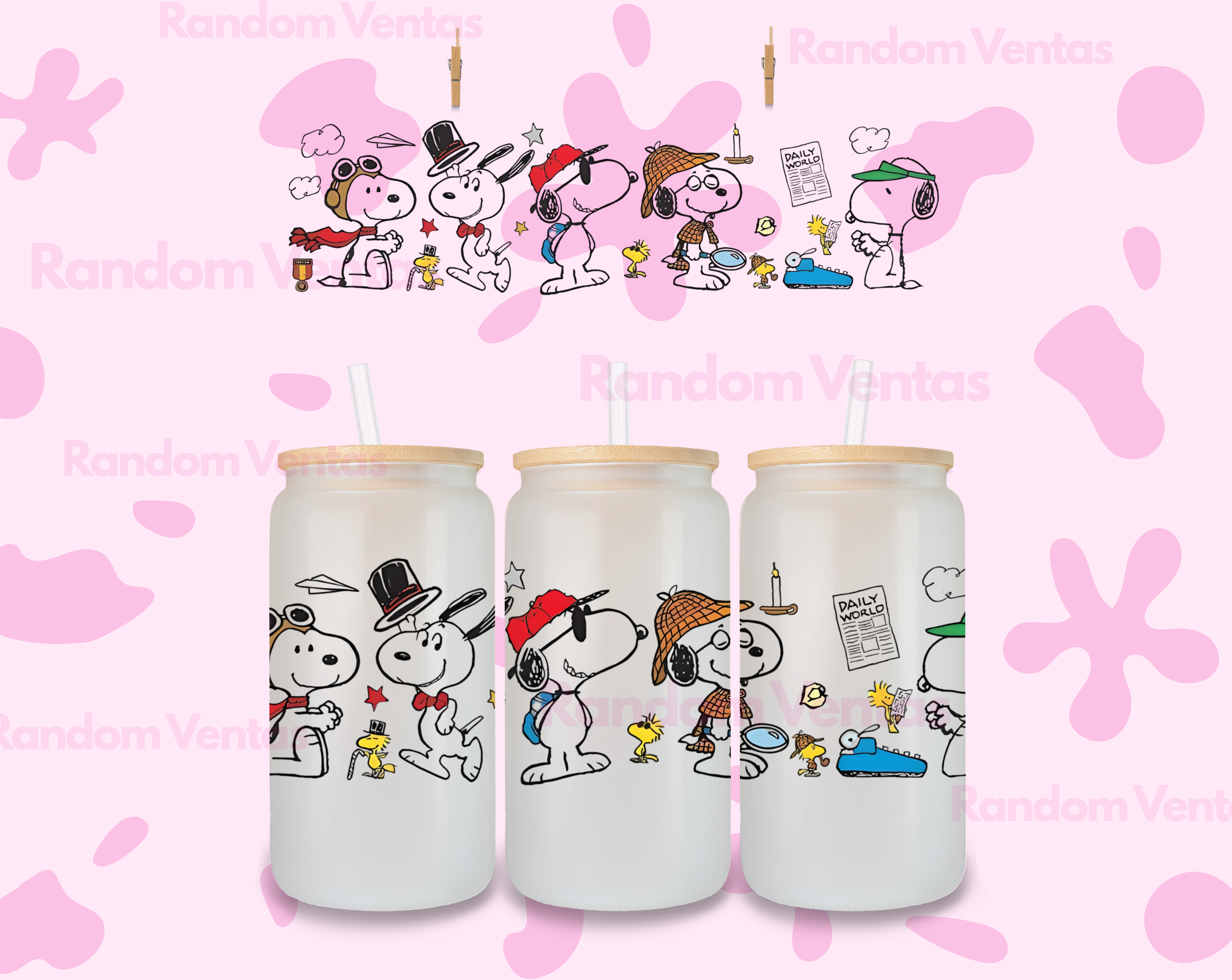 DTF UV  Snoopy 2