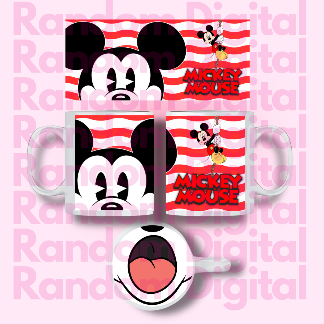 DTF UV COMPLETO Caritas: ;Mickey Mouse (Varios Modelos) 