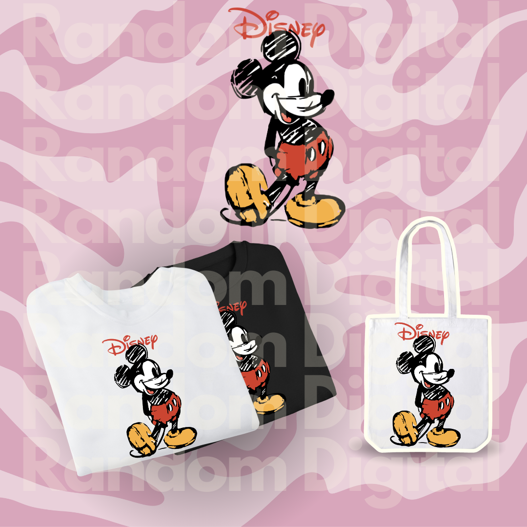 DTF Textil: Mickey y amigos (Varios Modelos) 