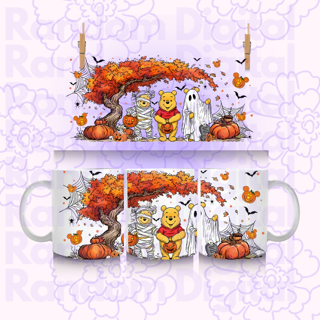 🎃 DTF UV: Winnie Pooh