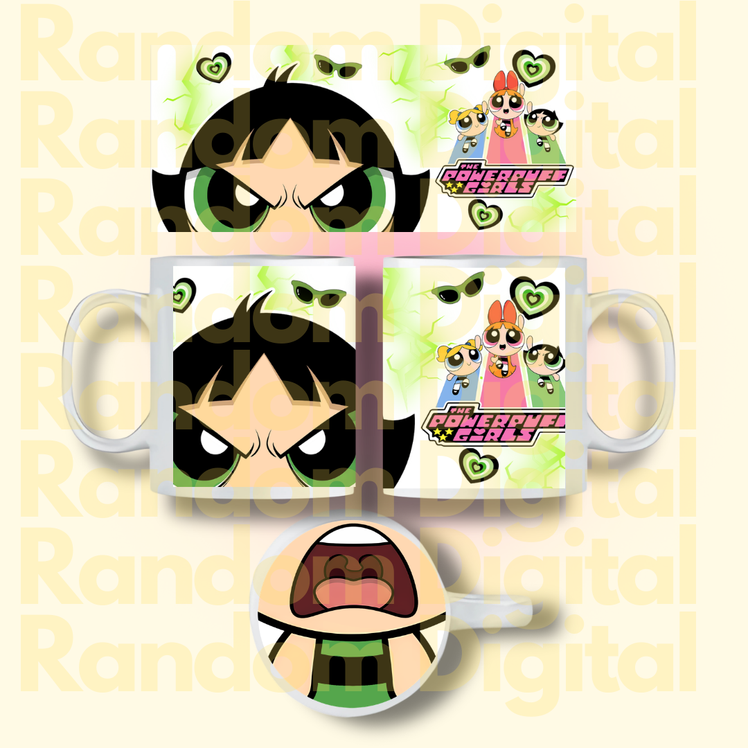 DTF UV COMPLETO Caritas: Chicas Super Poderosas  (Varios Modelos) 