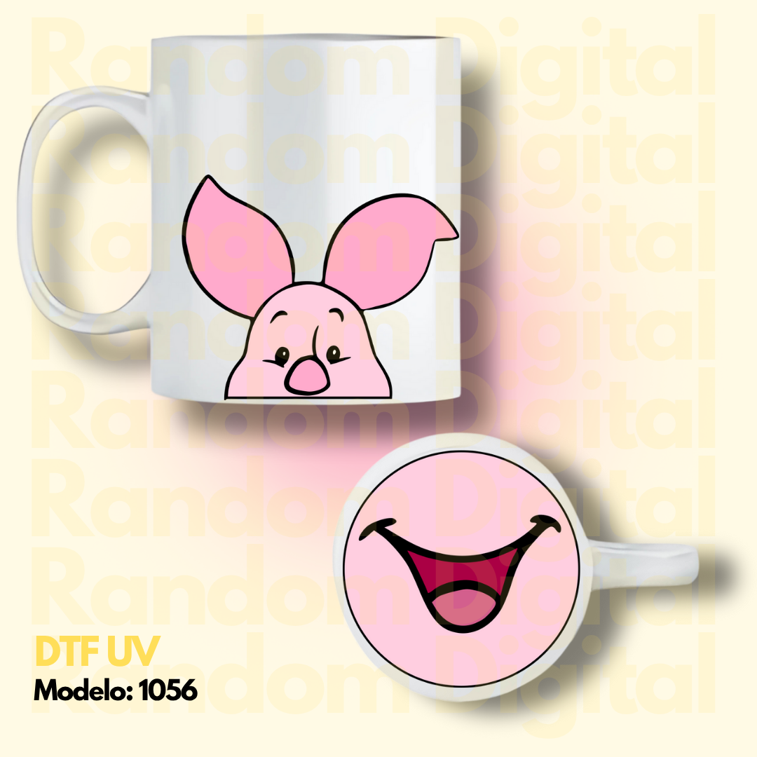 DTF UV Caritas Winnie the Pooh (Varios Modelos) 