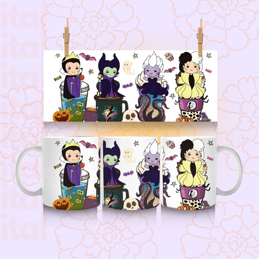 🎃 DTF UV: Villanas 3