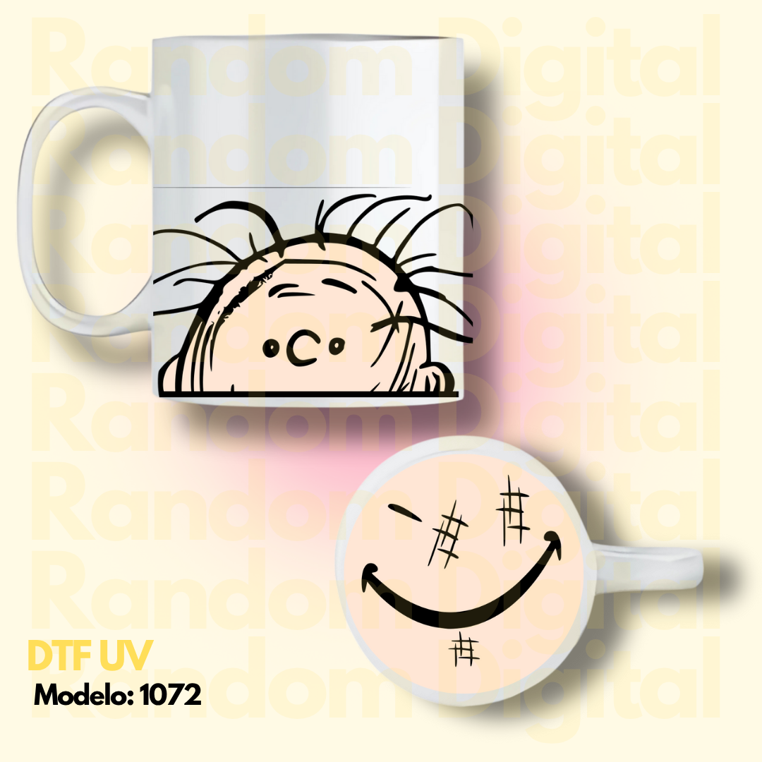 DTF UV Caritas Snoopy (Varios Modelos)