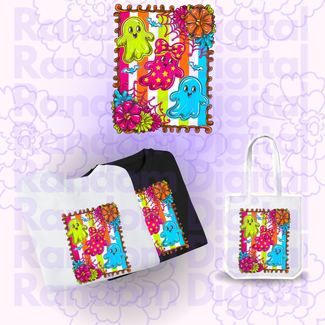 💀 DTF TEXTIL: FANTASMITA 3 (Varios Modelos) 