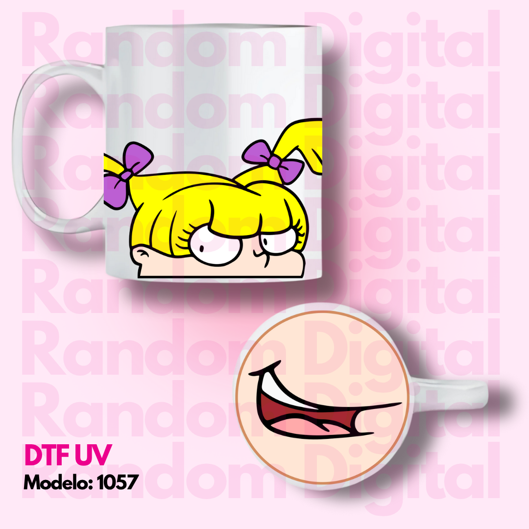 DTF UV Caritas Rugrats (Varios Modelos) 